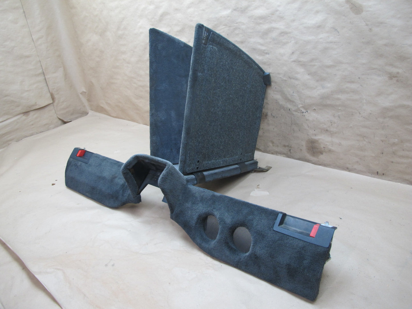96-02 Mercedes R129 Sl-class Rear Carpet Storage Shelf Box Jump Seat OEM