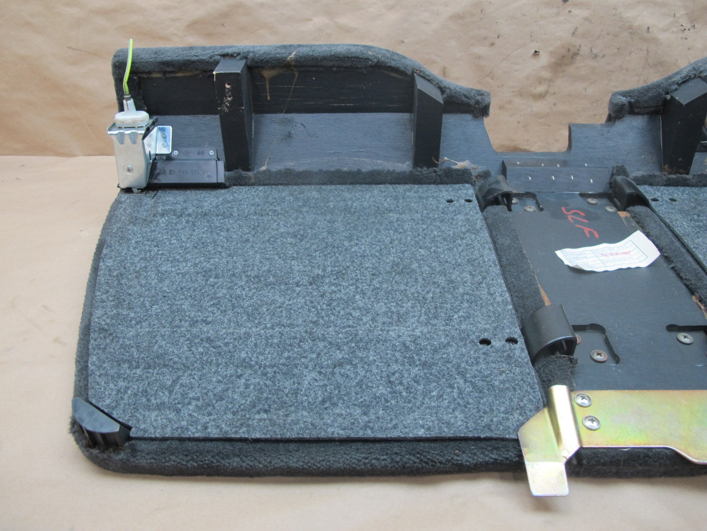 96-02 Mercedes R129 Sl-class Rear Carpet Storage Shelf Box Jump Seat OEM