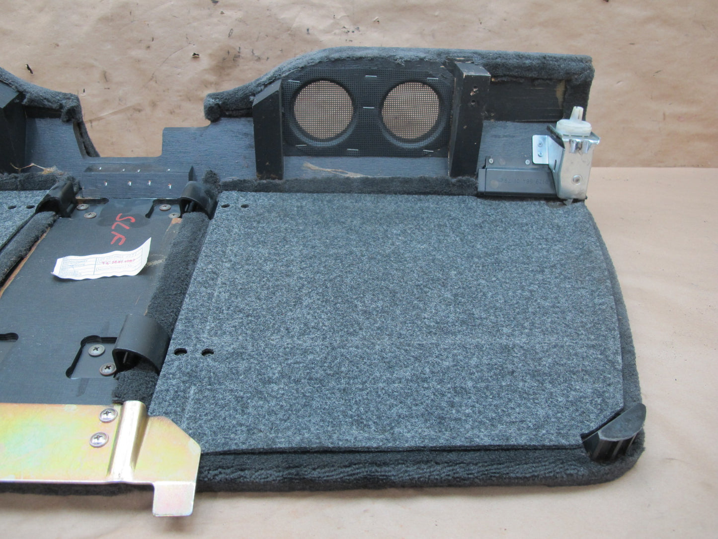 96-02 Mercedes R129 Sl-class Rear Carpet Storage Shelf Box Jump Seat OEM