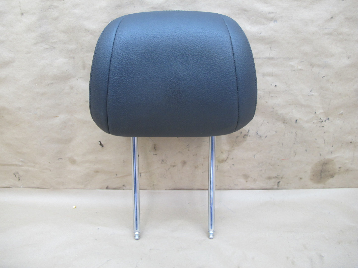 14-16 BMW F10 F07 Set of 2 Front Left & Right Seat Leather Headrest Black OEM