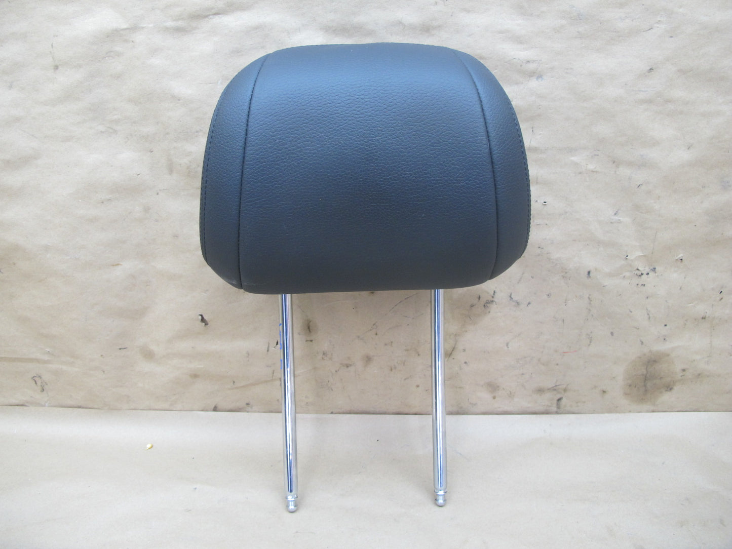 14-16 BMW F10 F07 Set of 2 Front Left & Right Seat Leather Headrest Black OEM