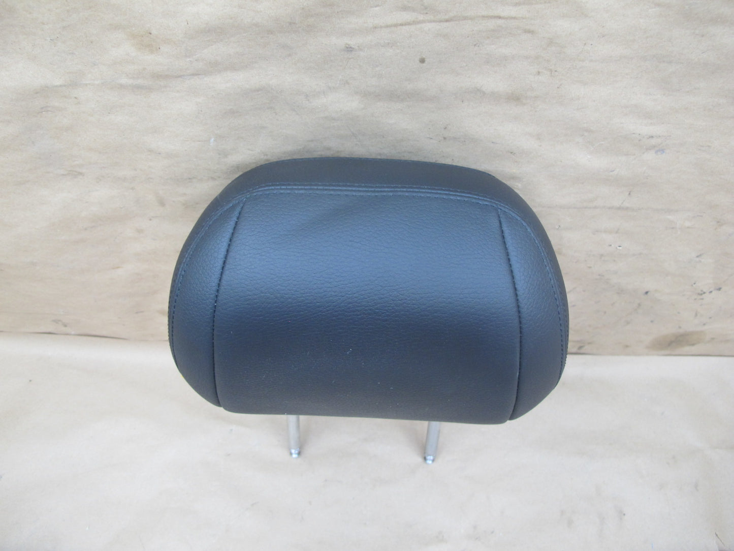 14-16 BMW F10 F07 Set of 2 Front Left & Right Seat Leather Headrest Black OEM