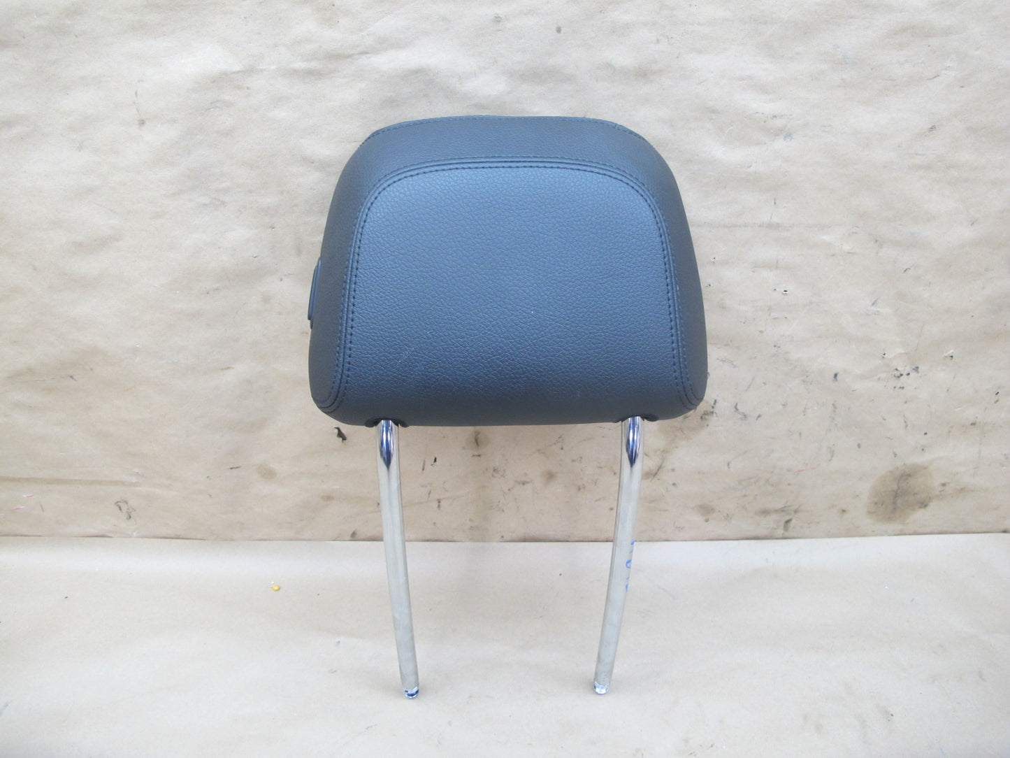 14-16 BMW F10 F07 Set of 2 Front Left & Right Seat Leather Headrest Black OEM