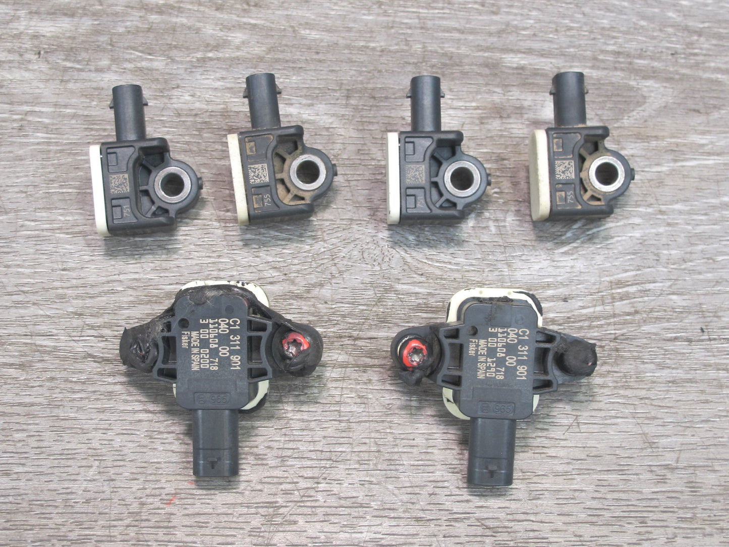11-12 FISKER KARMA LEFT & RIGHT SIDE SRS AIRBAG IMPACT SENSOR 6PCS OEM