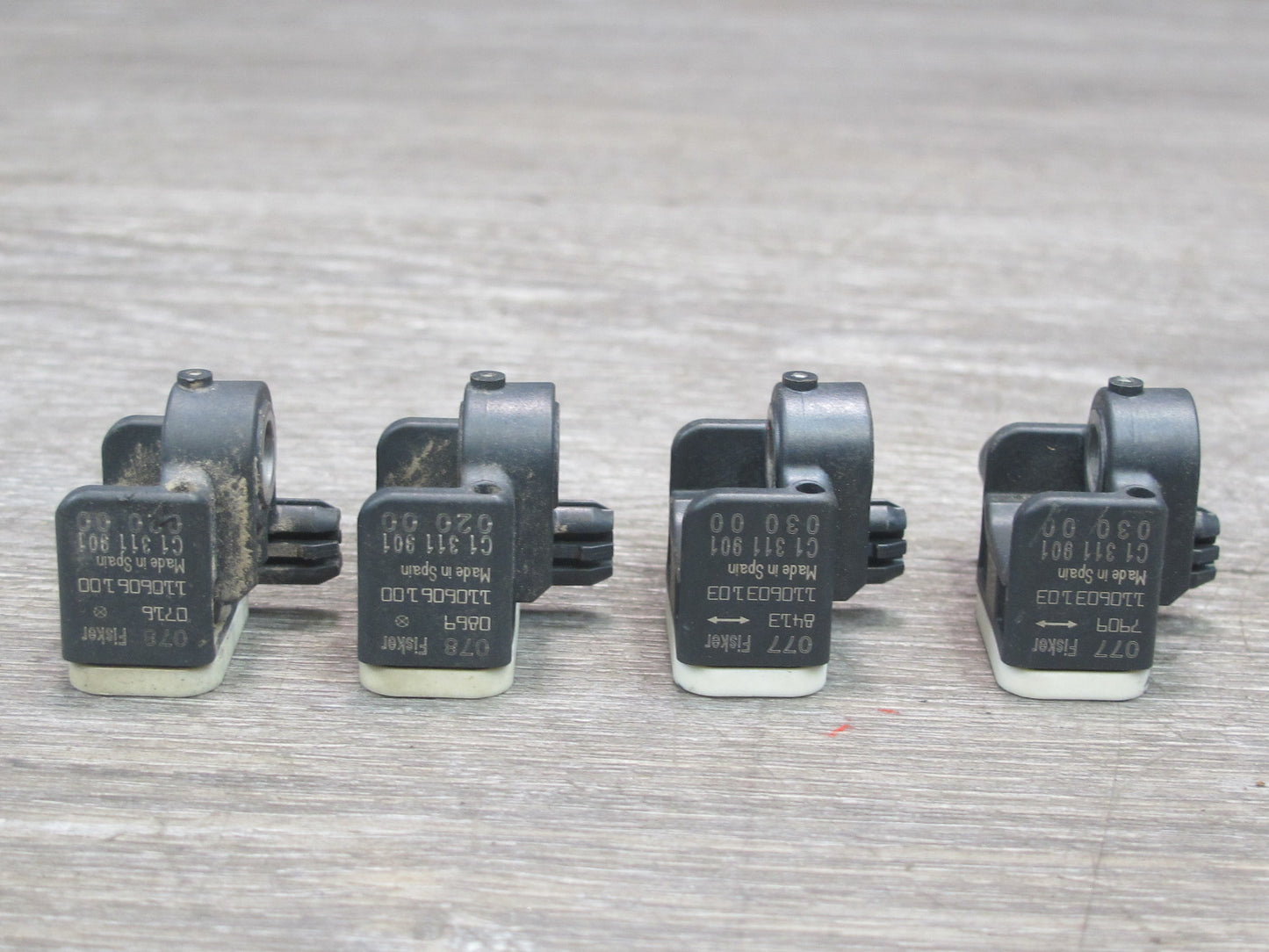 11-12 FISKER KARMA LEFT & RIGHT SIDE SRS AIRBAG IMPACT SENSOR 6PCS OEM