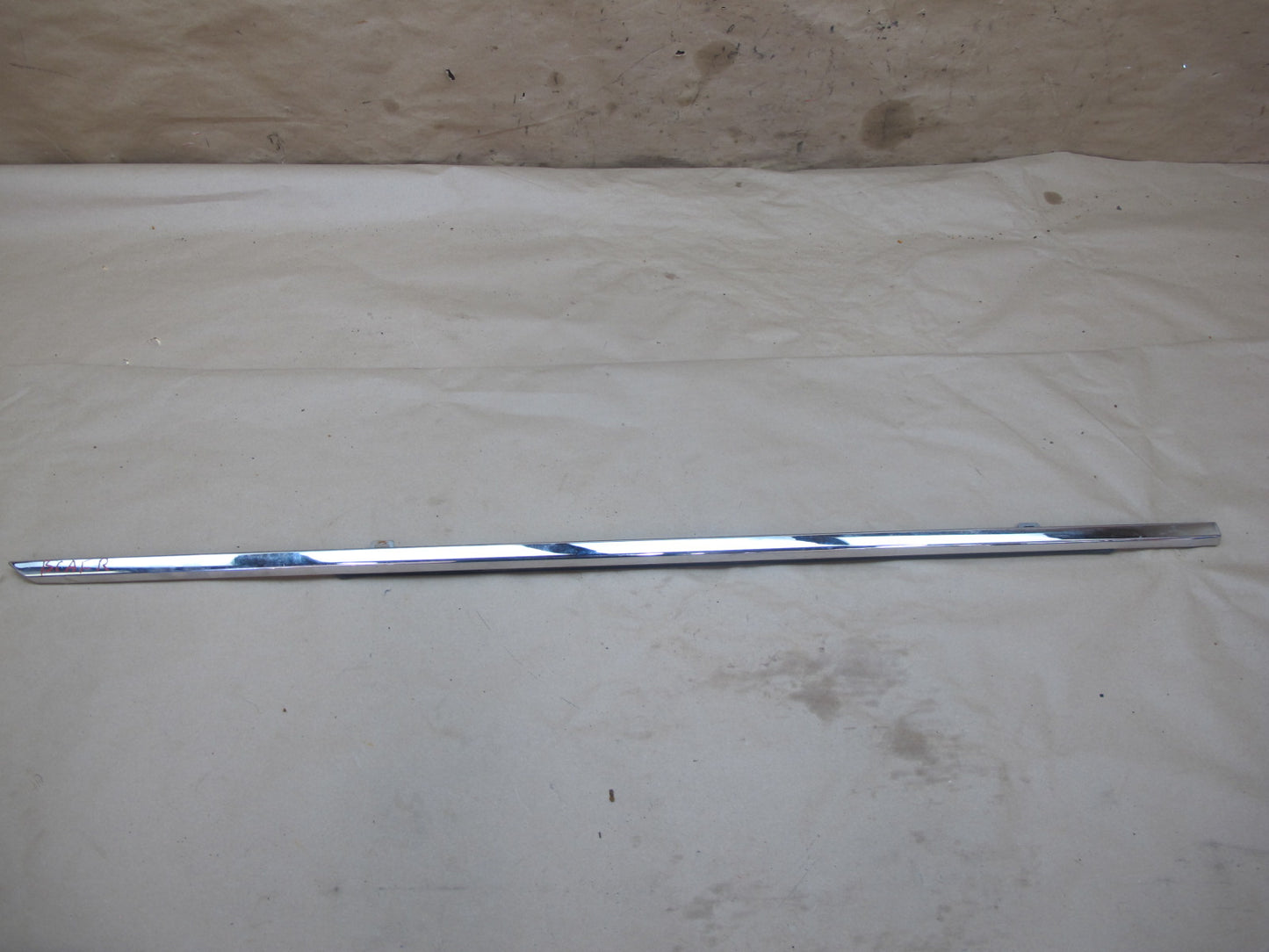 06-12 Bentley Continental Flying Spur Front Right Door Chrome Trim Molding Set