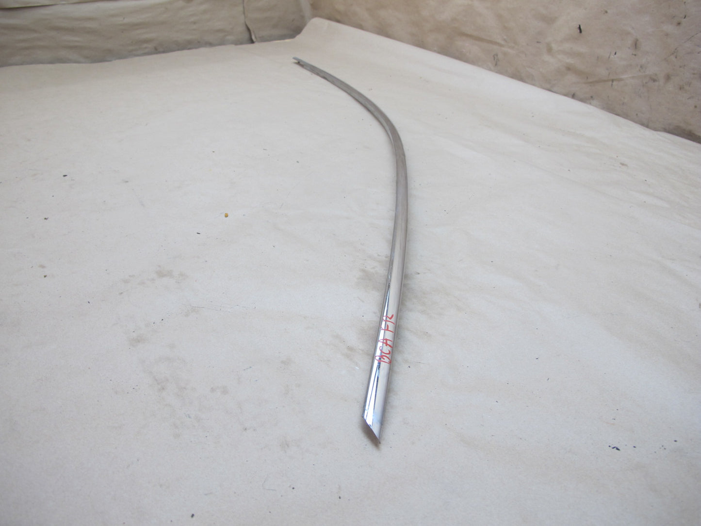 06-12 Bentley Continental Flying Spur Front Right Door Chrome Trim Molding Set