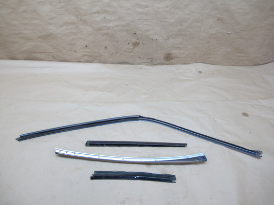 94-02 Mercedes R129 Left Door Window Hard TOP Chrome Trim Molding Set OEM
