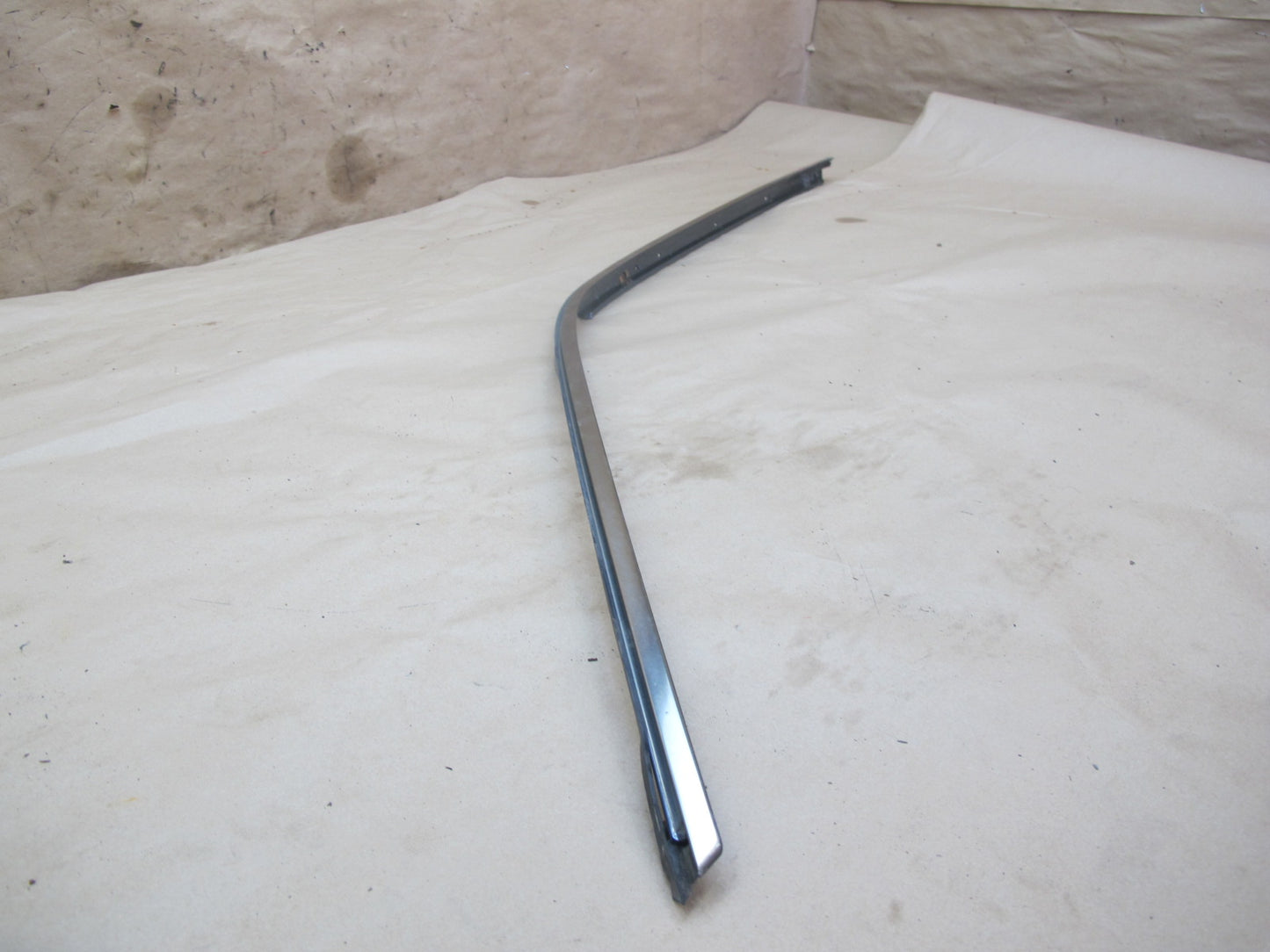 94-02 Mercedes R129 Left Door Window Hard TOP Chrome Trim Molding Set OEM