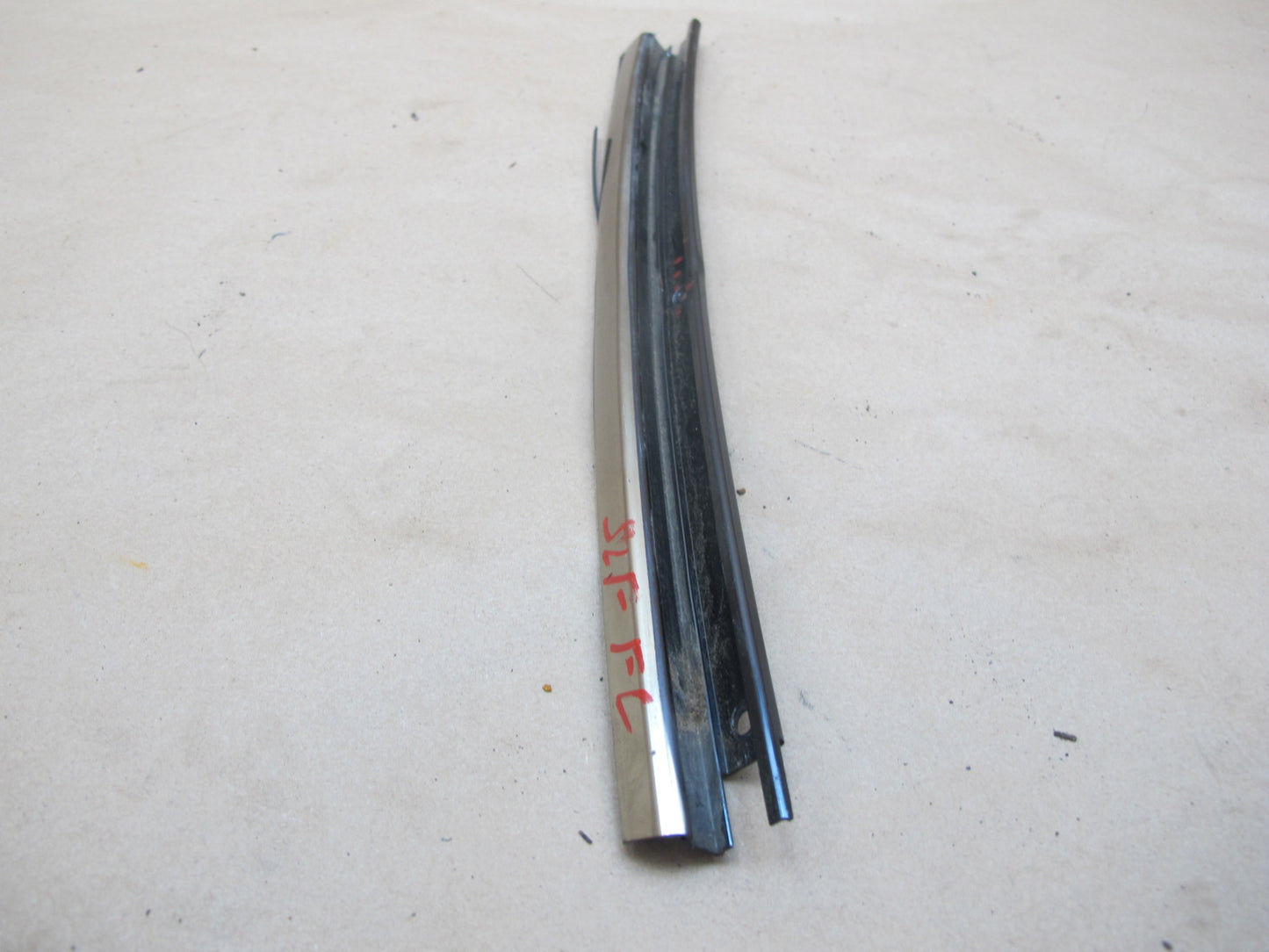 94-02 Mercedes R129 Left Door Window Hard TOP Chrome Trim Molding Set OEM