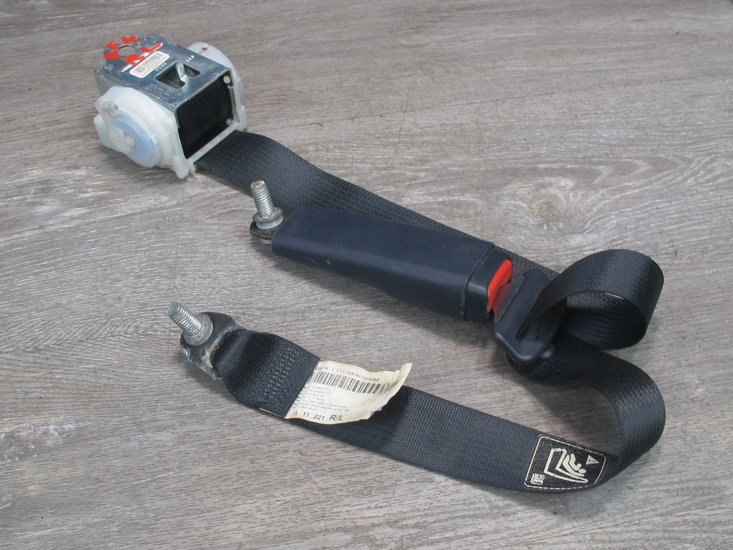 11-12 FISKER KARMA REAR LEFT & RIGHT SIDE SEATBELT RETRACTOR SET OEM