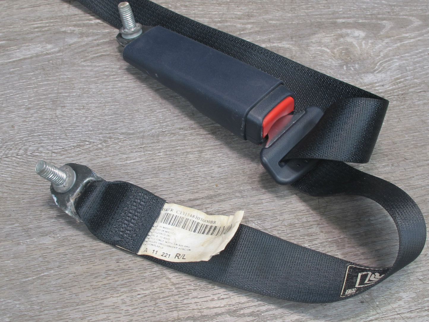 11-12 FISKER KARMA REAR LEFT & RIGHT SIDE SEATBELT RETRACTOR SET OEM