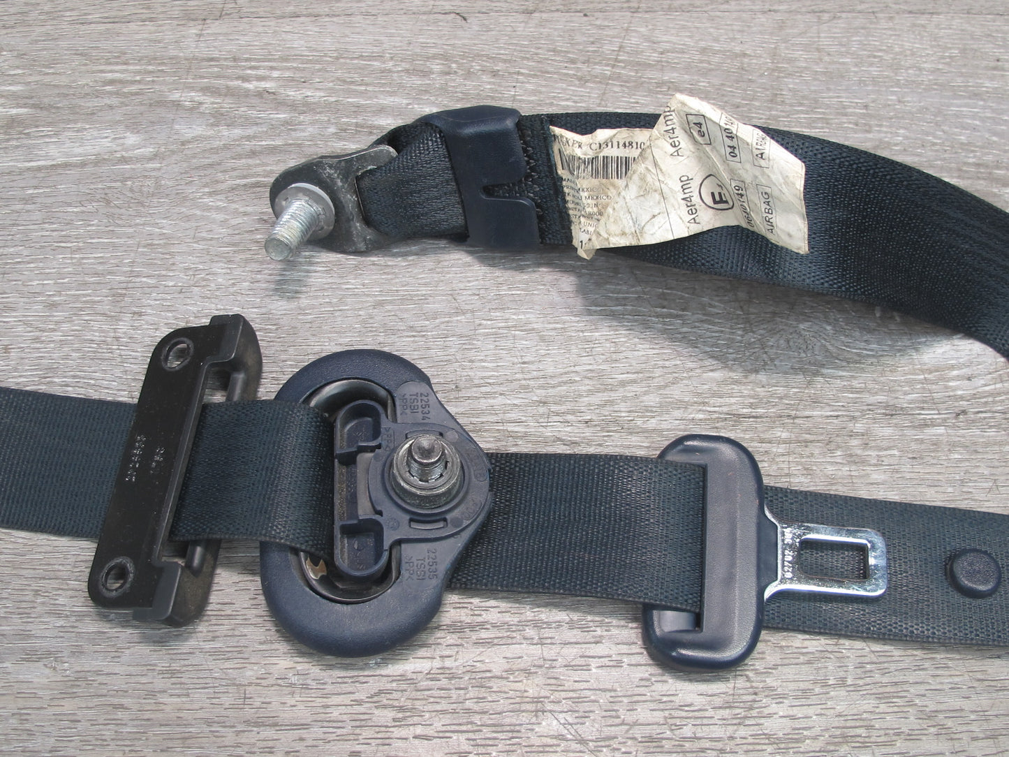 11-12 FISKER KARMA FRONT LEFT & RIGHT SIDE SEATBELT RETRACTOR SET OEM