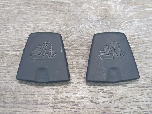 11-12 Fisker Karma Set of 2 Rear Shelf Deck Left Right TOP Tether Cover OEM