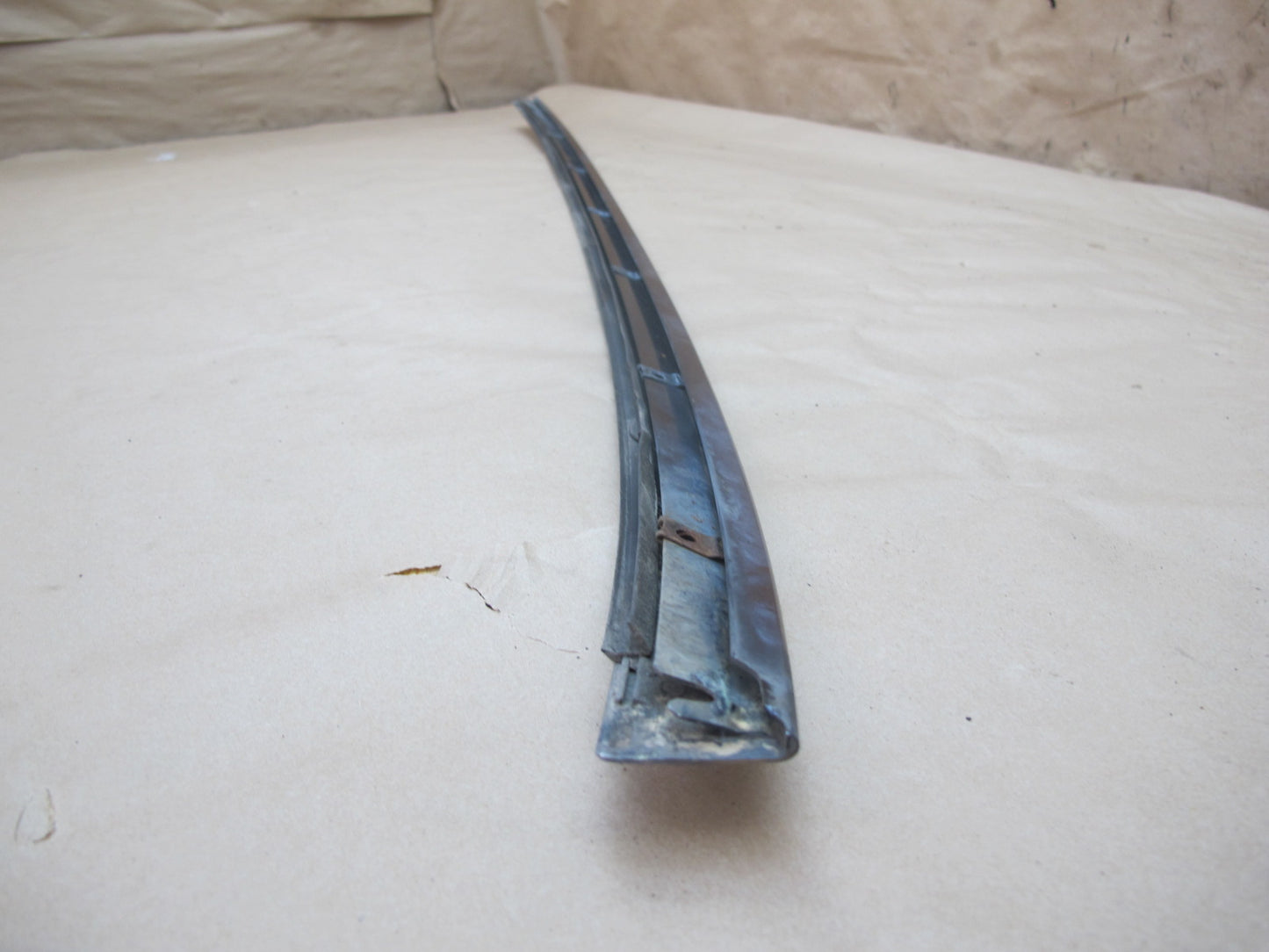 94-02 Mercedes R129 Sl-class Hardtop Rear Chrome Molding Trim Cover OEM