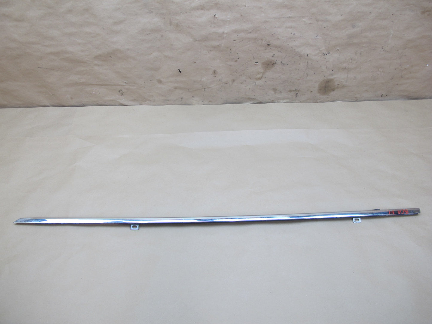 06-12 Bentley Continental Flying Spur Front Left Door Chrome Trim Molding Set