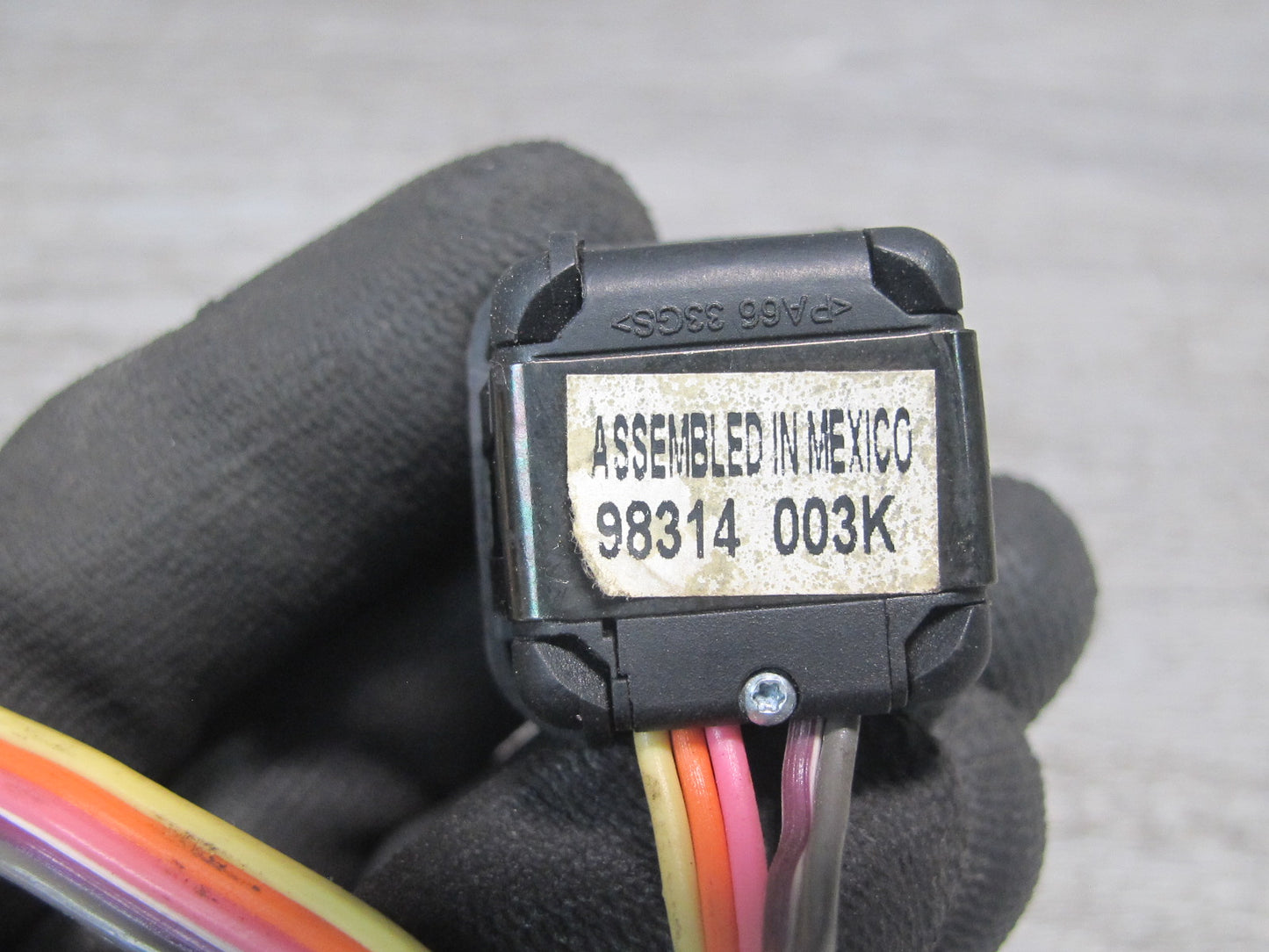 11-12 Fisker Karma Steering Column Tilt Adjust Switch w Wire Wiring OEM