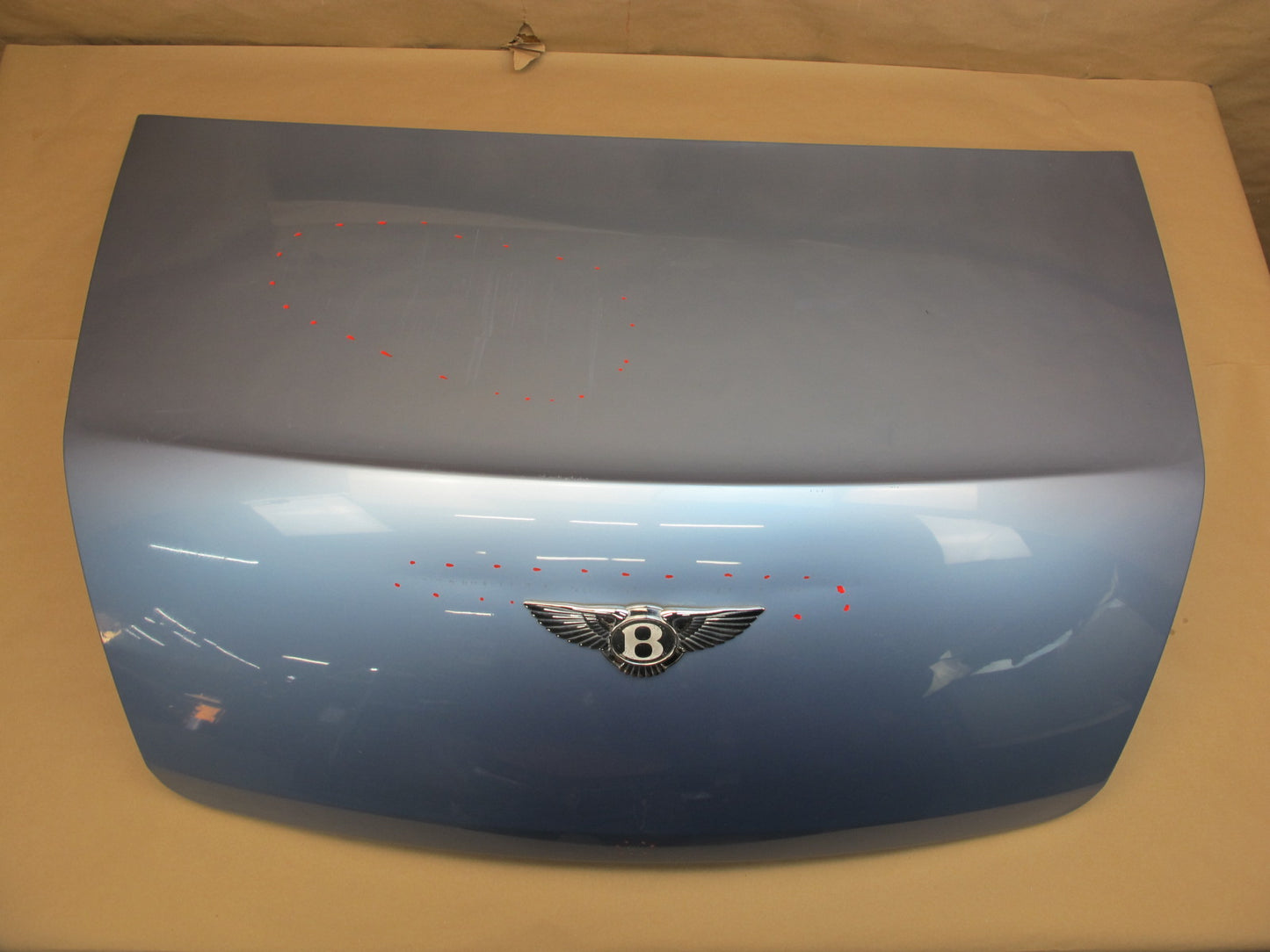 06-12 Bentley Continental Flying Spur Rear Trunk Lid Shell Cover Panel