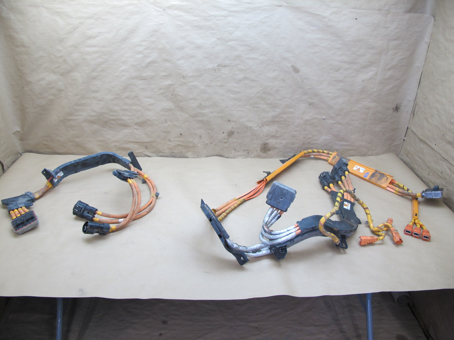 11-12 Fisker Karma Set of 2 Front & Rear High Voltage Battery Cable OEM