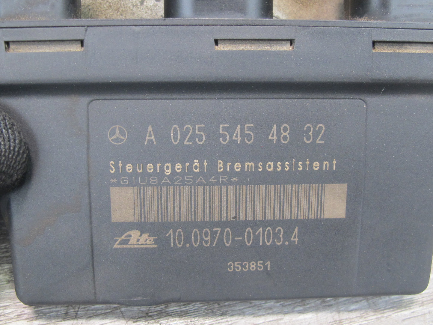 94-02 Mercedes R129 Sl-class Brake Assist ESP Control Module 0255454832 OEM