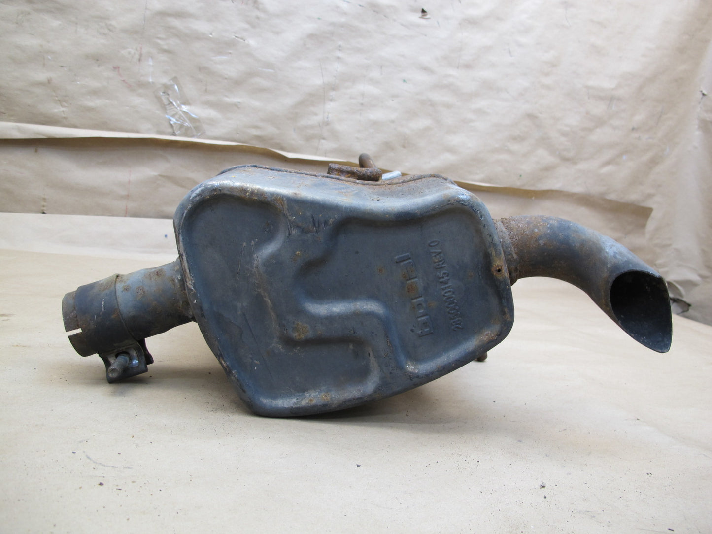 11-12 Fisker Karma Rear Right Exhaust Muffler OEM