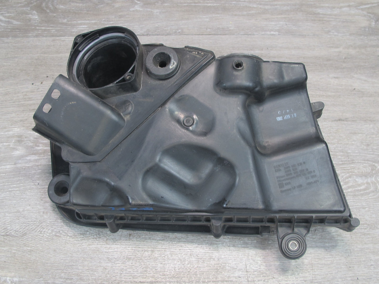03-12 Bentley Continental Flying Spur 6.0L Left Air Cleaner Filter Intake Box