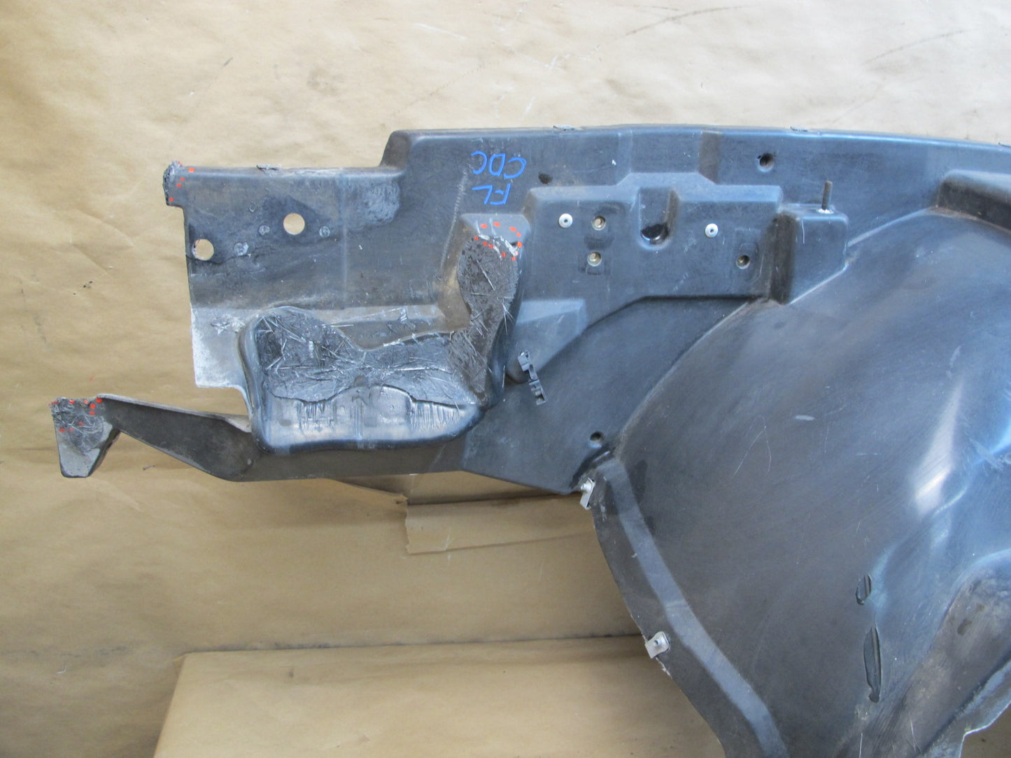 97-04 Chevrolet Corvette C5 Front Left Wheel Arch Splash Shield Guard OEM