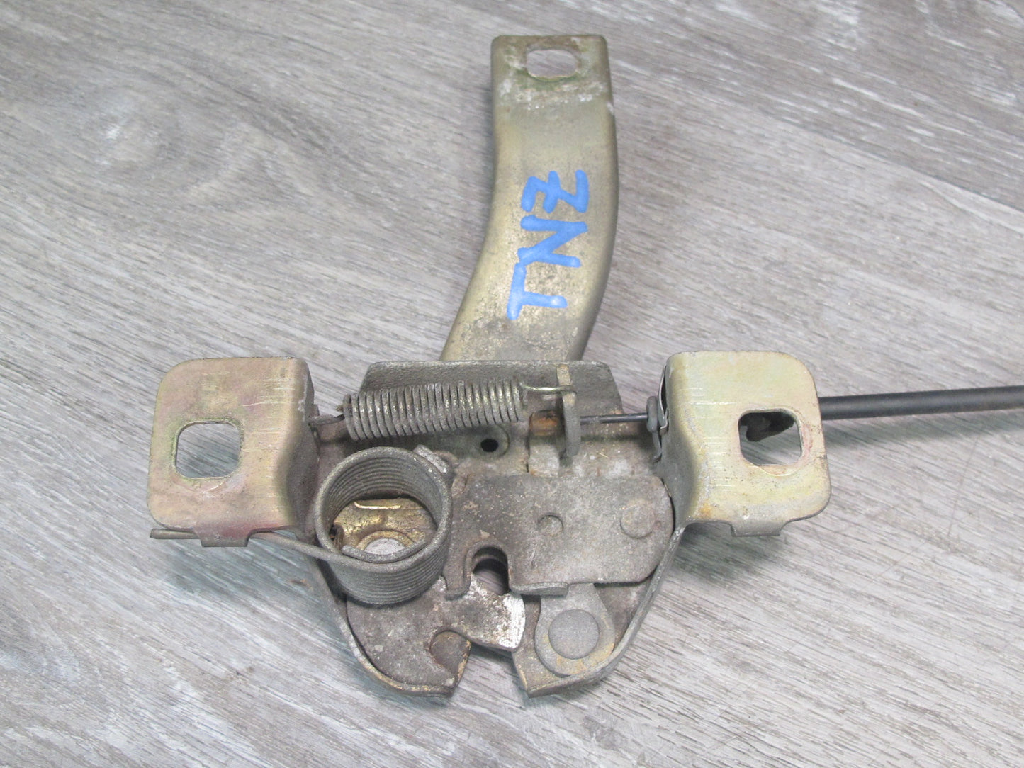 79-83 Datsun Nissan 280ZX S130 Hood Latch Striker Catch Release Cable Set OEM