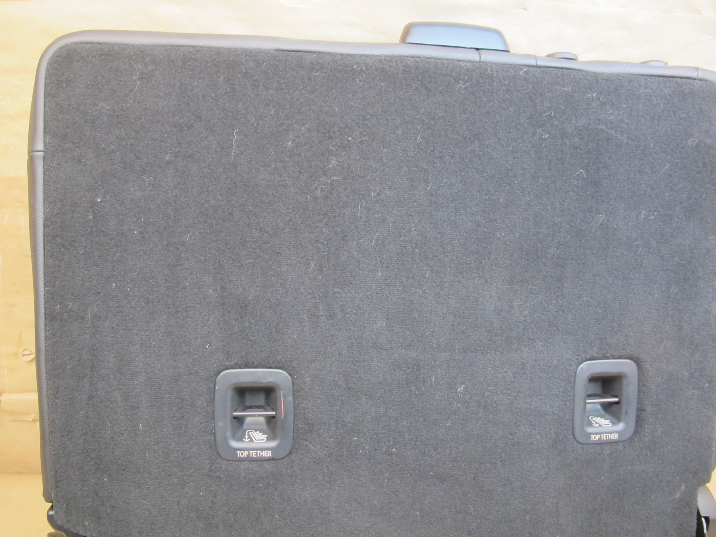 12-15 Mercedes W166 Ml-class Rear Left Seat Upper Cushion Black OEM