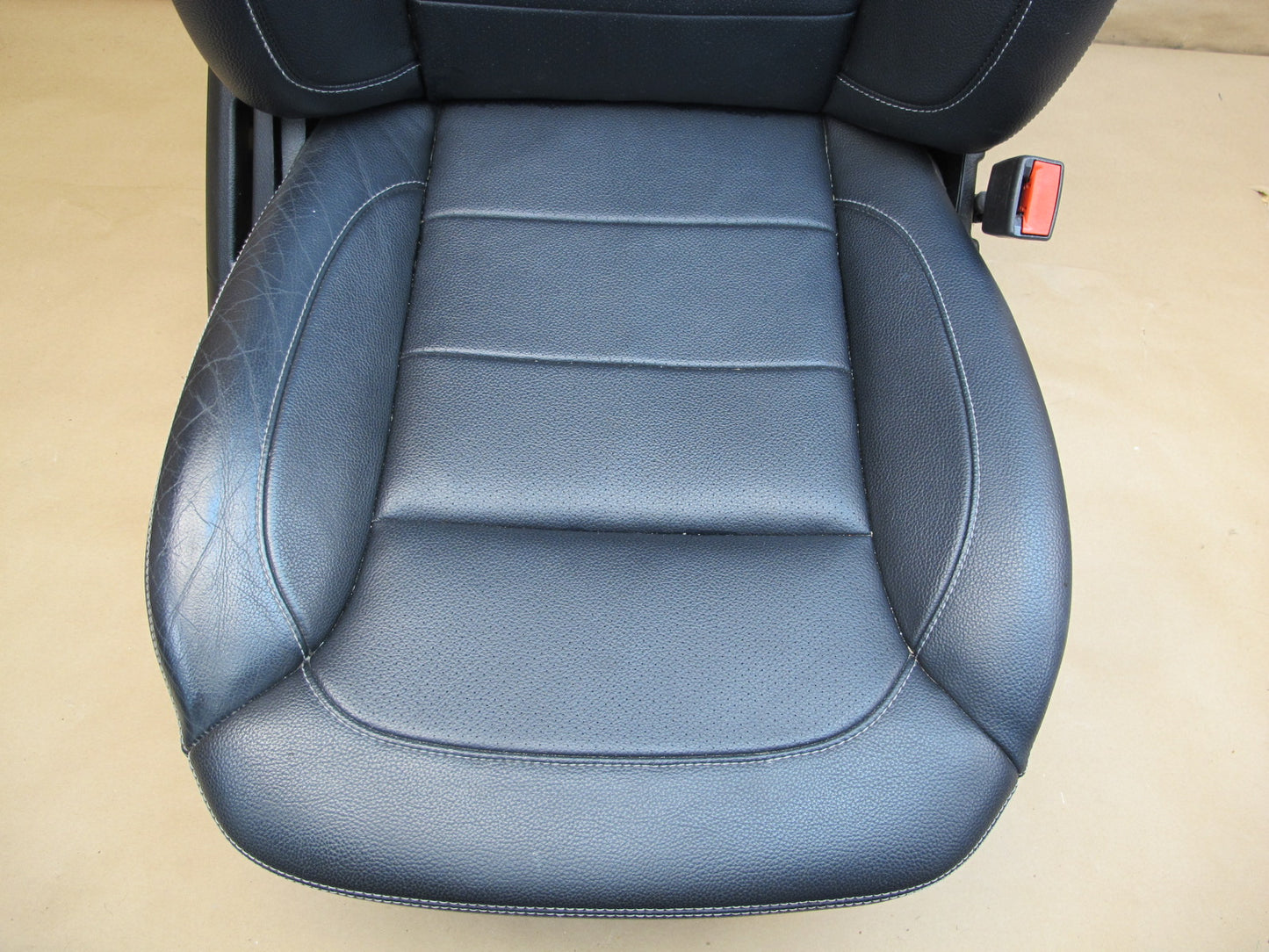 12-15 Mercedes W166 Ml-class Set of 2 Front Right & Left Seat Black OEM