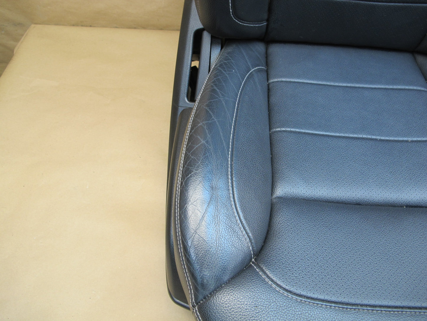 12-15 Mercedes W166 Ml-class Set of 2 Front Right & Left Seat Black OEM