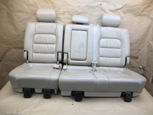 1998-2002 Lexus LX470 Rear Second ROW Left & Right Leather Seat Set of 2