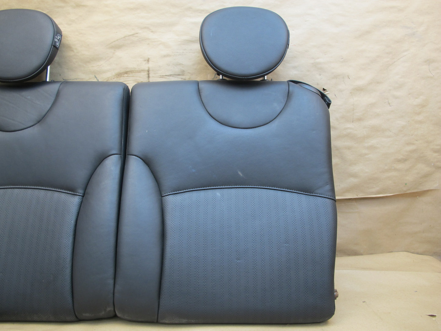09-15 Mini Cooper R57 Convertible Front Rear Leather Punch Sport Seat Set OEM