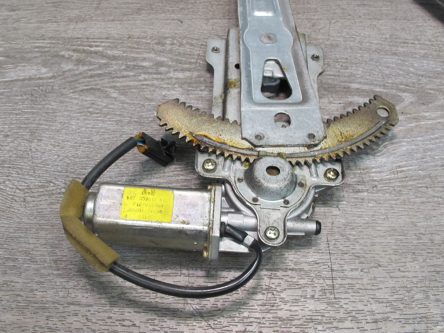 93-96 Nissan Z32 300ZX 2+0 Convertible Left Door Window Regulator w Motor OEM