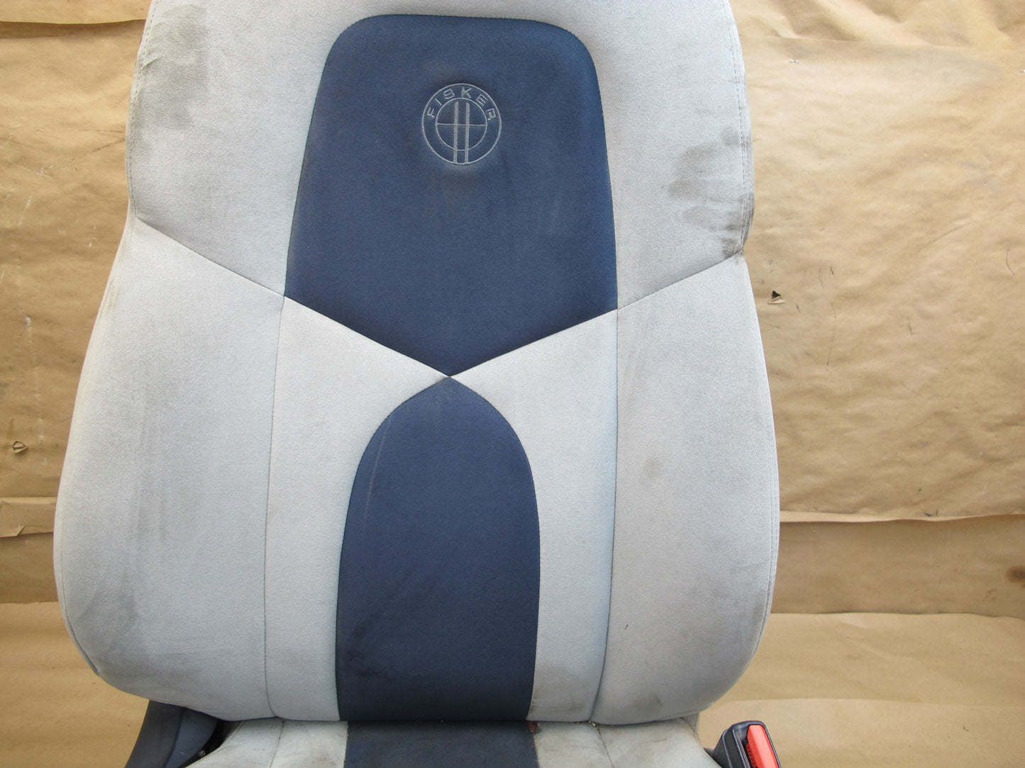 11-12 Fisker Karma Front & Rear Ecosuede Glacier Seat Set OEM