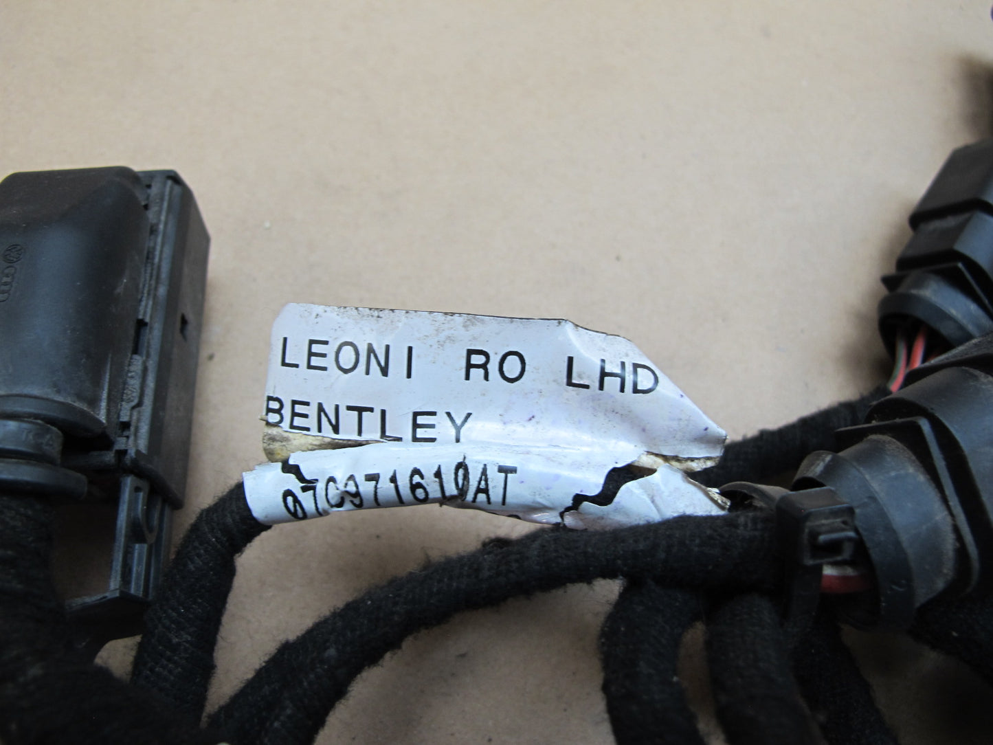 03-10 Bentley Continental GT Flying Spur 6.0L Engine Wire Wiring Harness