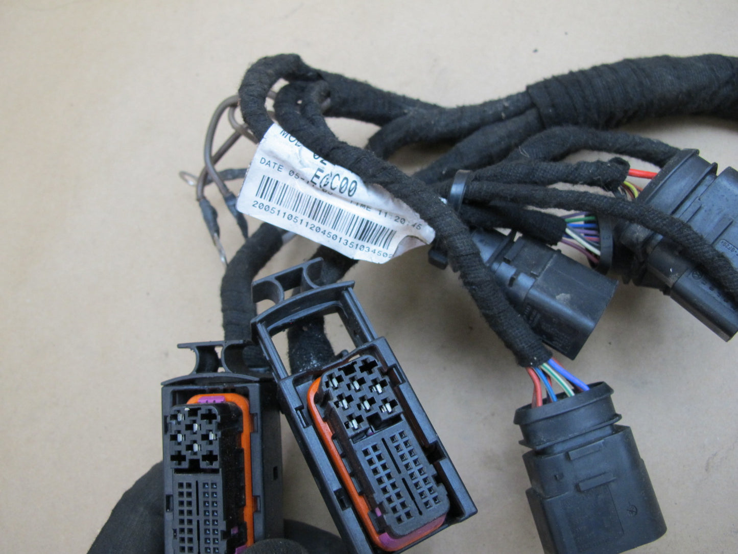 03-10 Bentley Continental GT Flying Spur 6.0L Engine Wire Wiring Harness