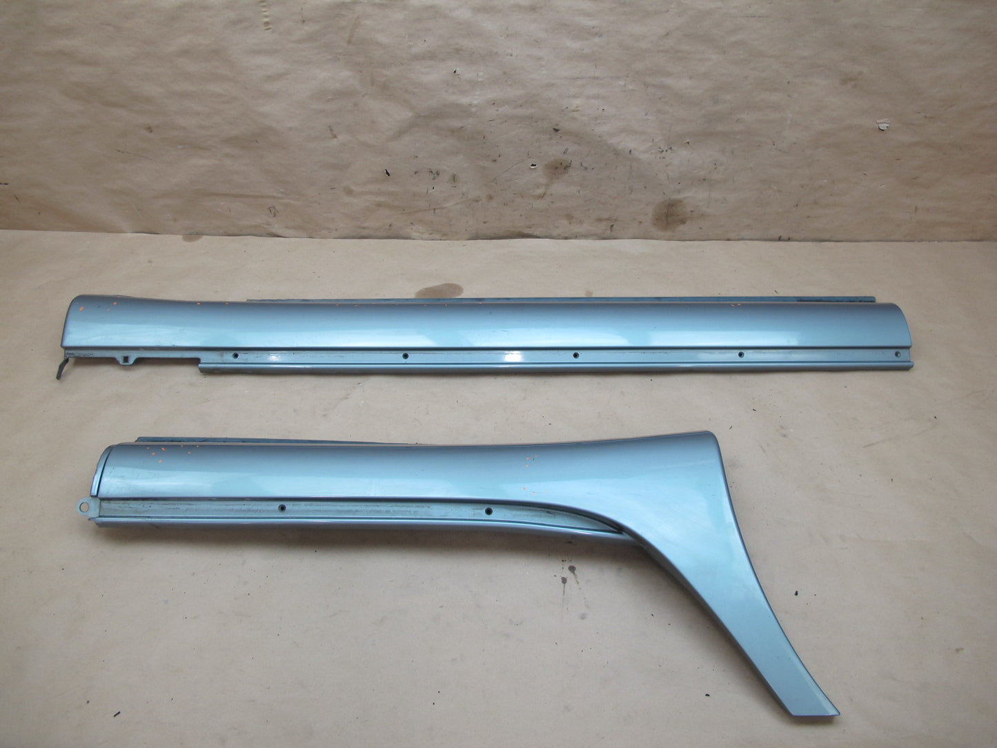 01-03 Lexus UCF30L LS430 Front & Rear Right Side Skirt Rocker Panel Set OEM