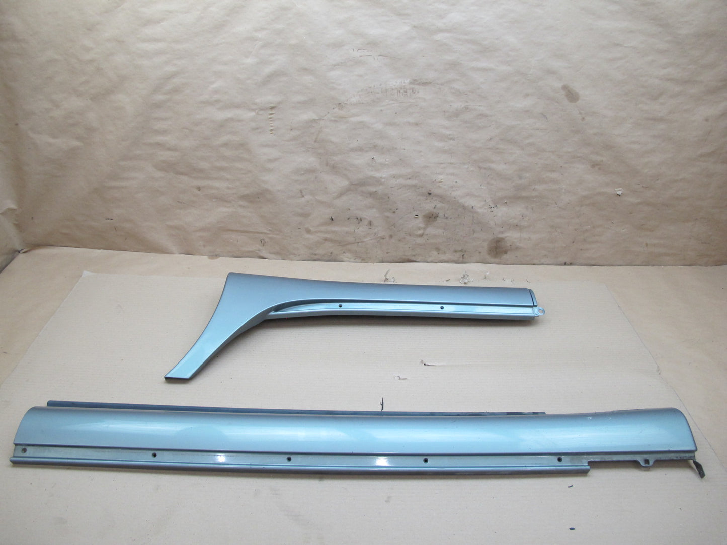 01-03 Lexus UCF30L LS430 Front & Rear Left Side Skirt Rocker Panel Set OEM