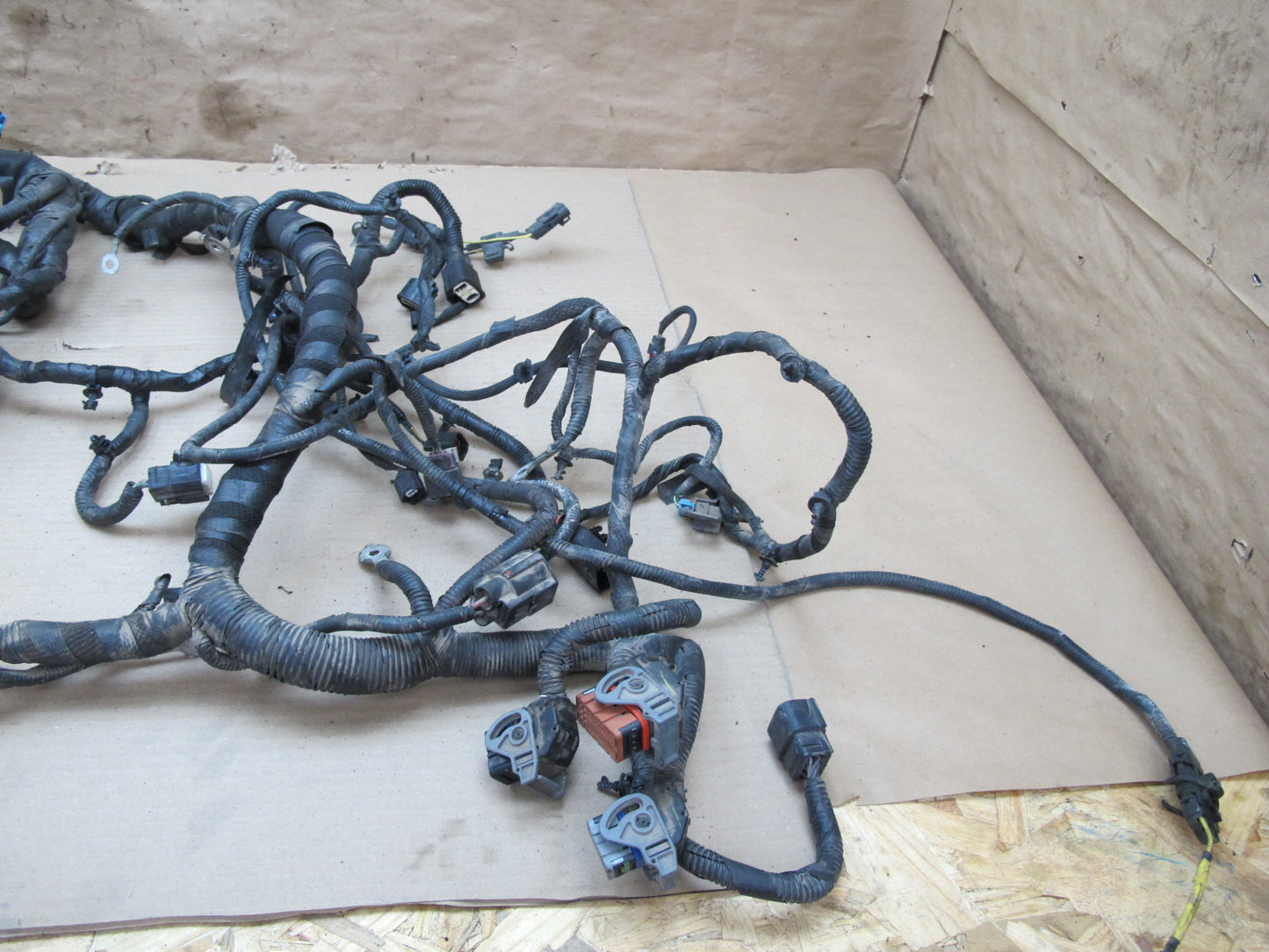 11-12 Fisker Karma Engine Bay Wire Wiring Harness w Fuse Relay Box OEM