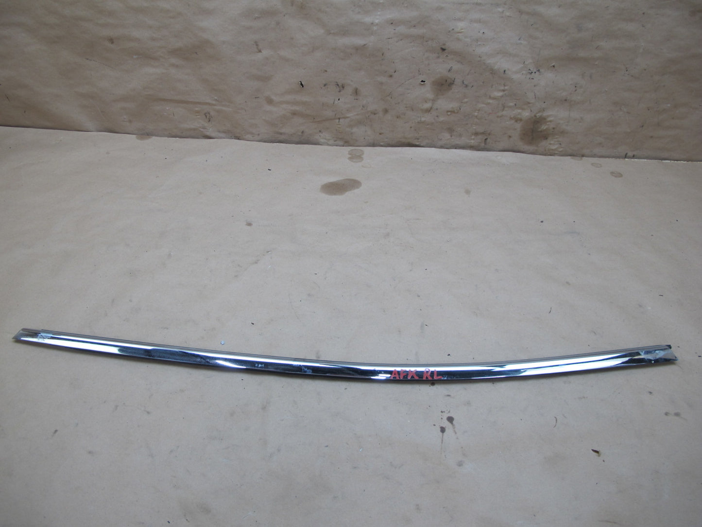 11-12 Fisker Karma Front & Rear Left & Right Door Chrome Molding Trim Set OEM