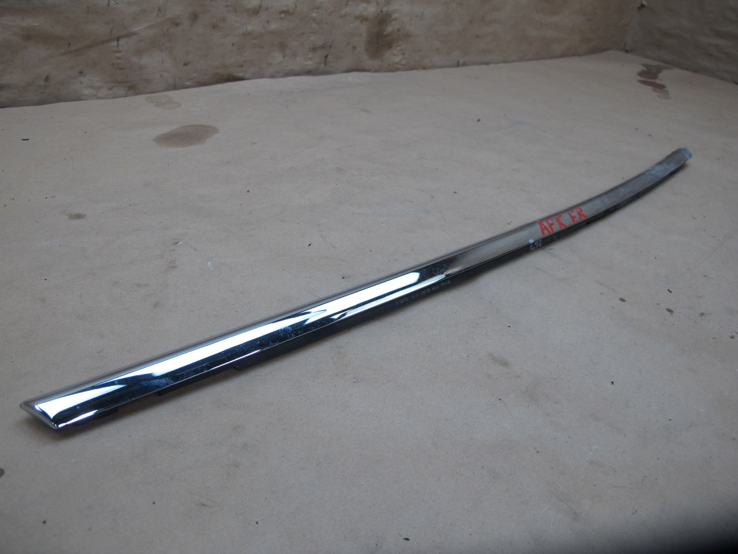 11-12 Fisker Karma Front & Rear Left & Right Door Chrome Molding Trim Set OEM