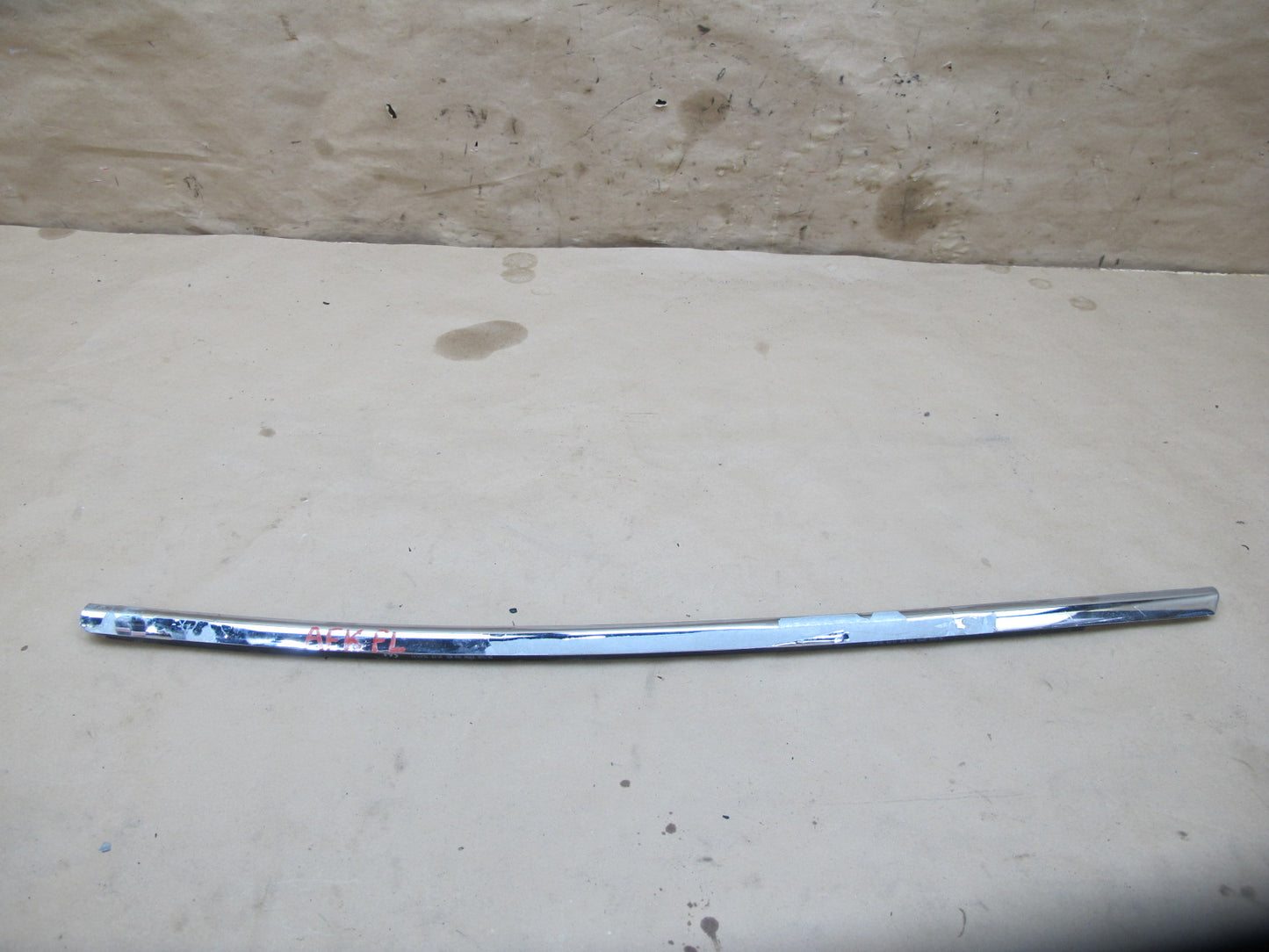 11-12 Fisker Karma Front & Rear Left & Right Door Chrome Molding Trim Set OEM