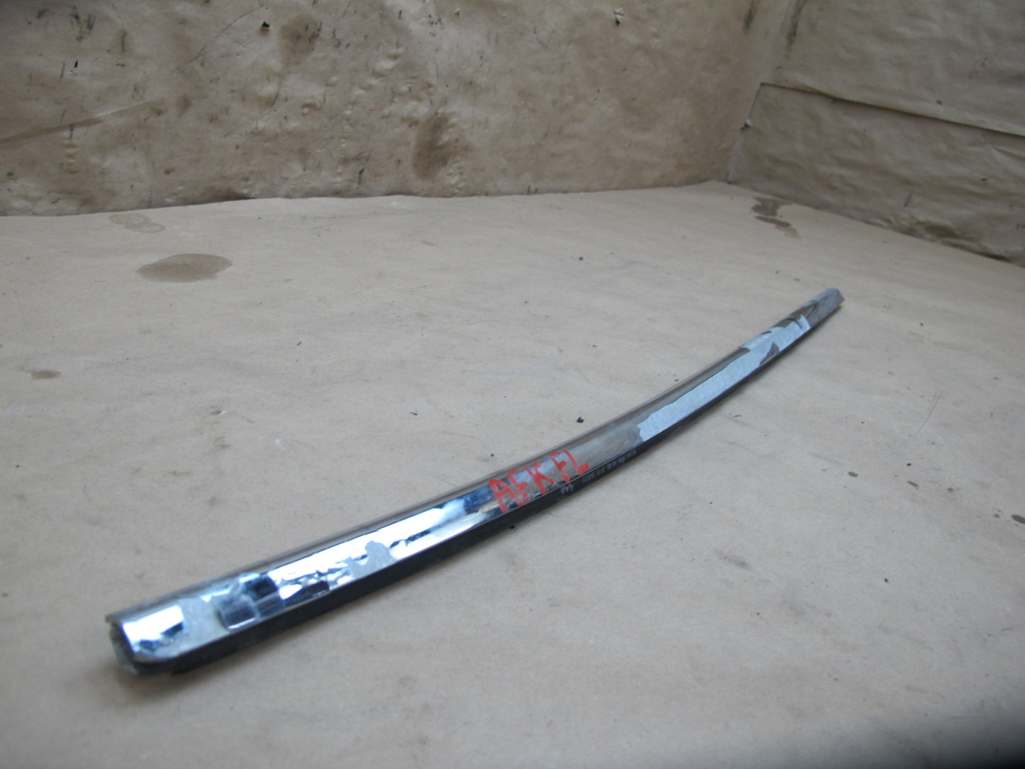 11-12 Fisker Karma Front & Rear Left & Right Door Chrome Molding Trim Set OEM
