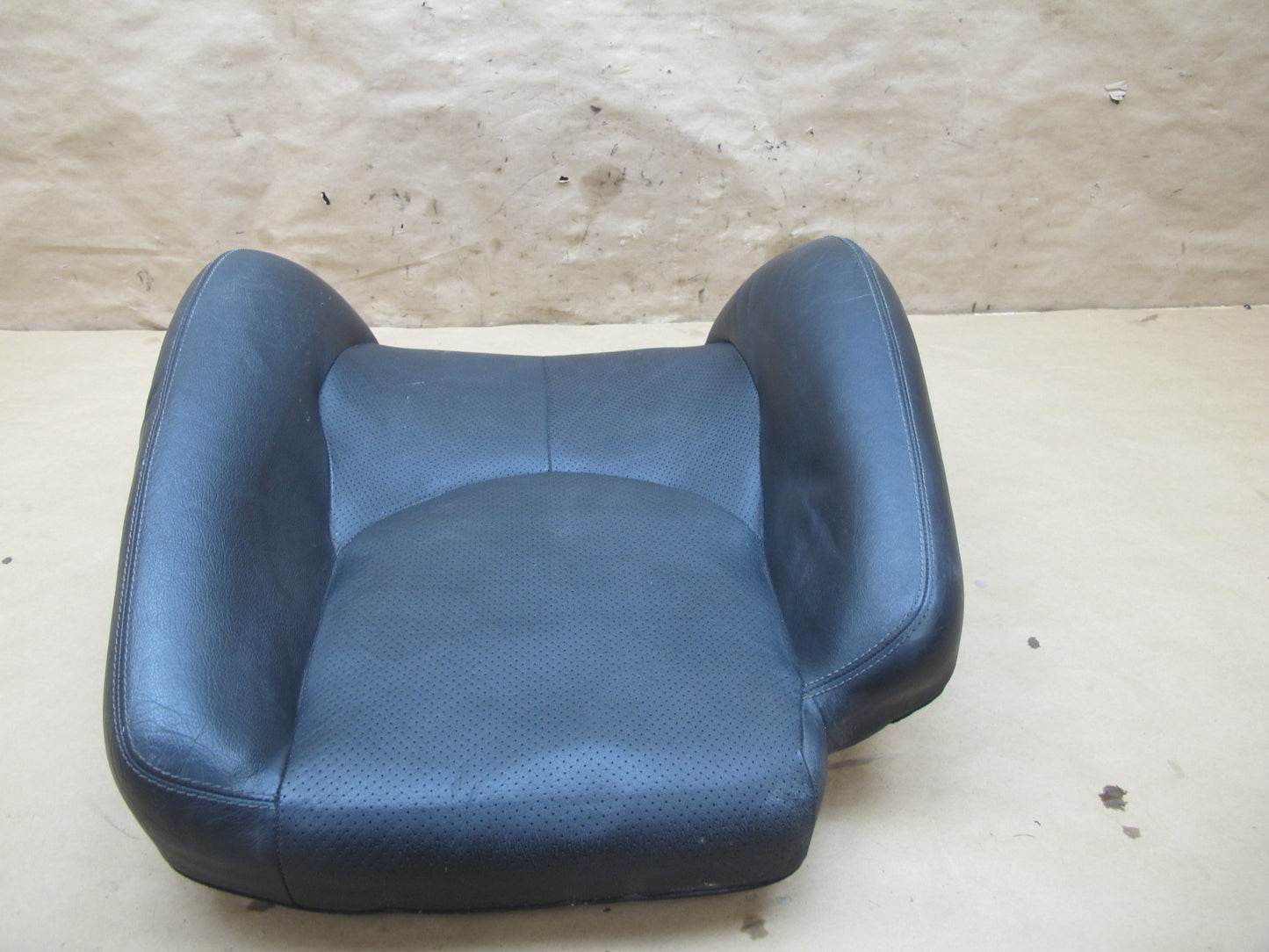 96-02 Mercedes R129 Front Right Seat Upper Backrest Leather Cushion OEM
