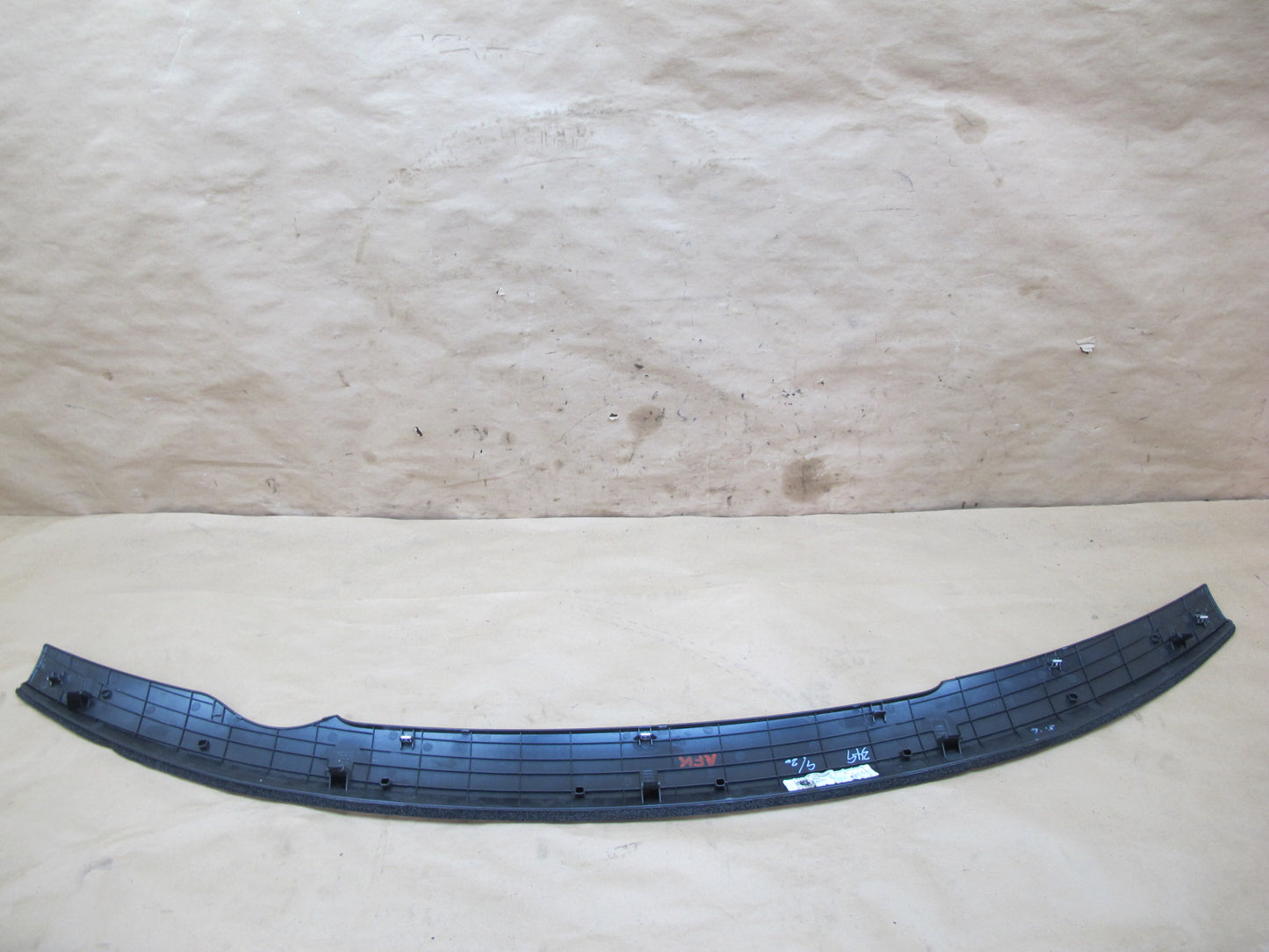 11-12 Fisker Karma Front Dashboard Windshield Trim Cover Panel OEM