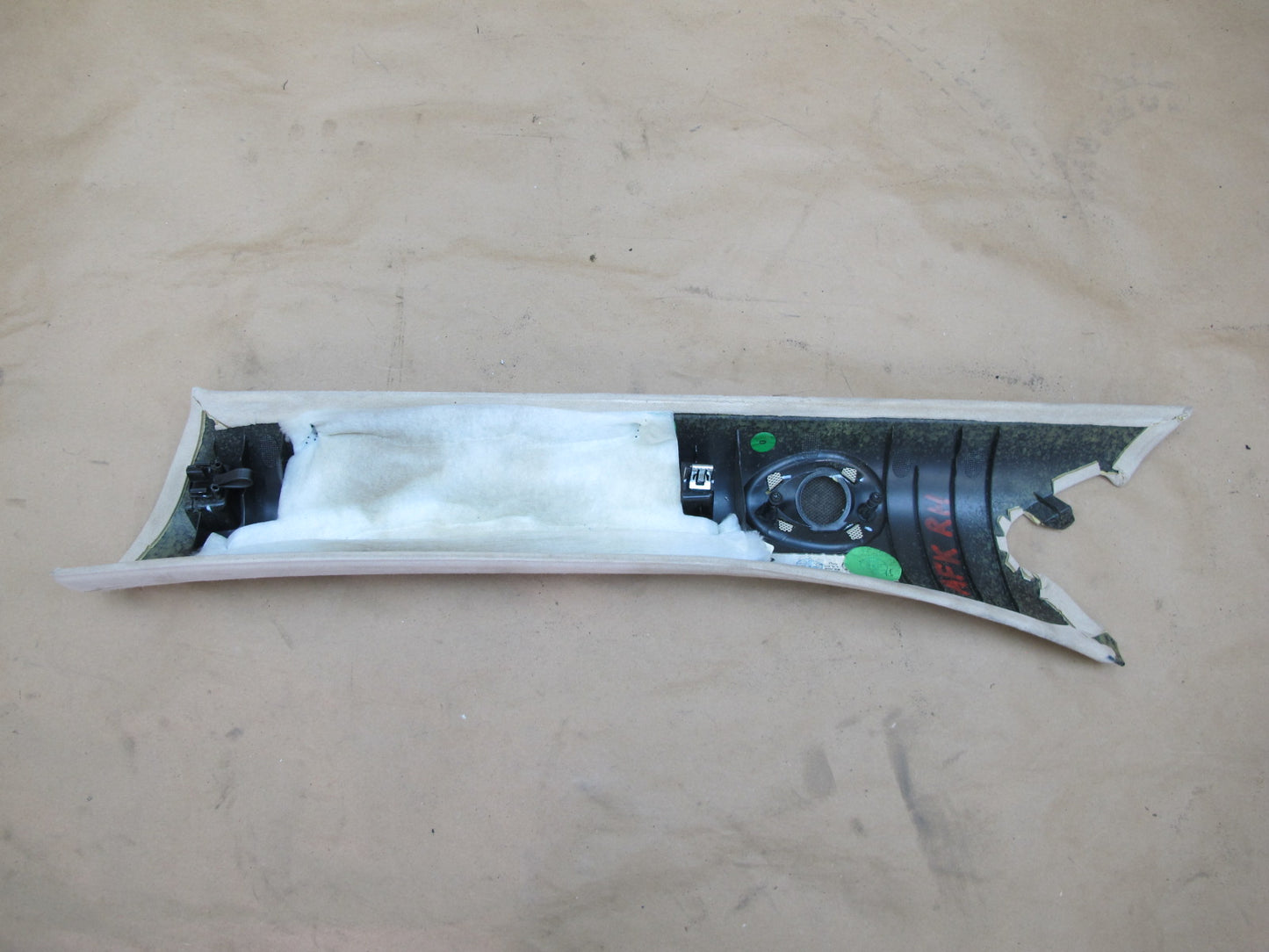 11-12 Fisker Karma Front Left & Right Interior A Pillar Trim Cover Panel OEM