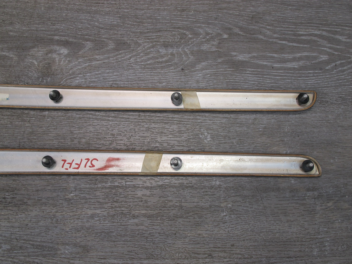 96-02 Mercedes R129 SL600 Dash Console Door Wood Trim Bezel Panel Set OEM