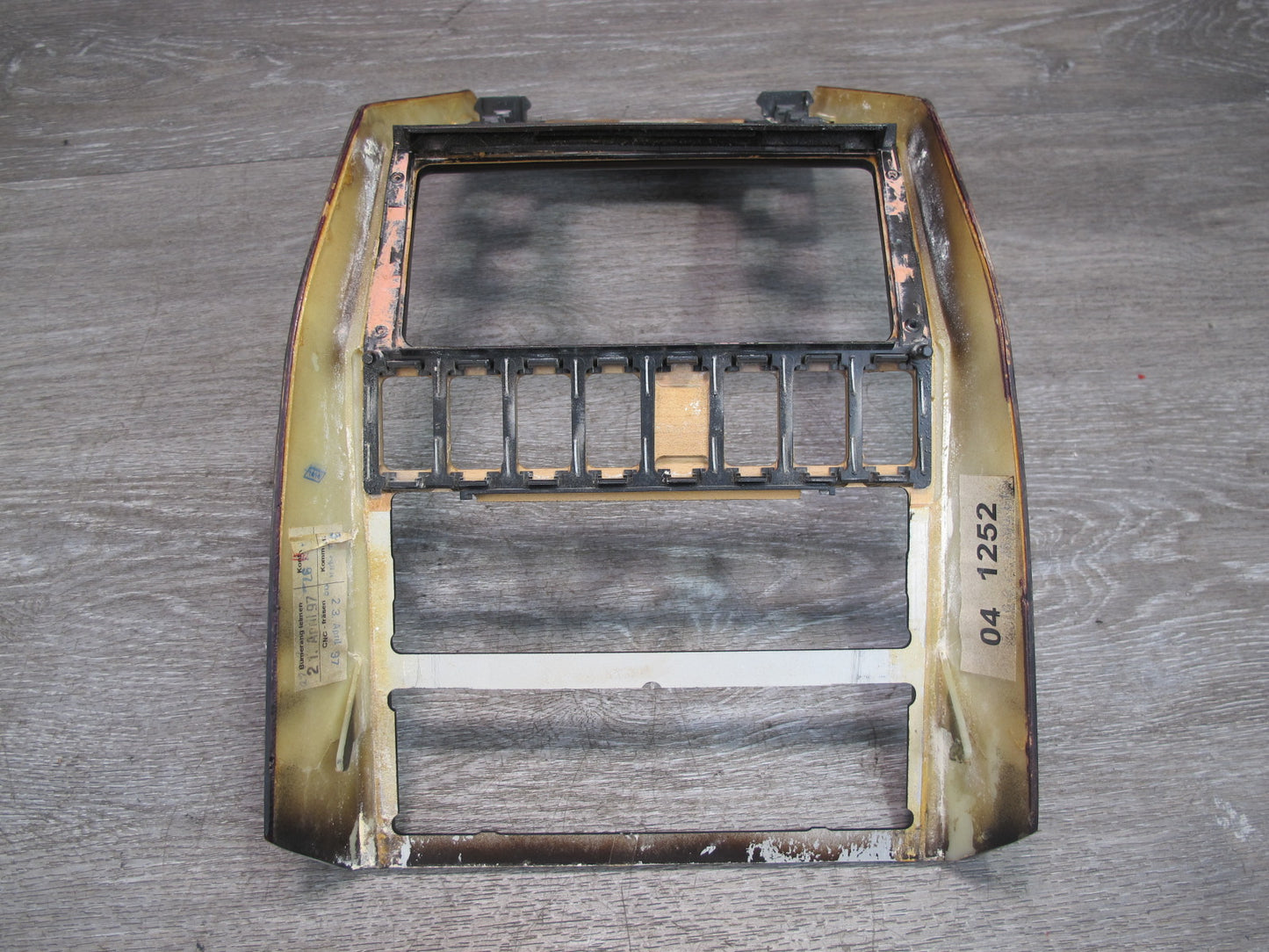 96-02 Mercedes R129 SL600 Dash Console Door Wood Trim Bezel Panel Set OEM