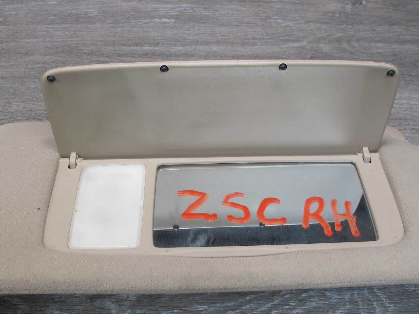 98-00 Lexus JZZ31L SC300 SC400 Set of 3 Front Left Center Right Sun Visor OEM